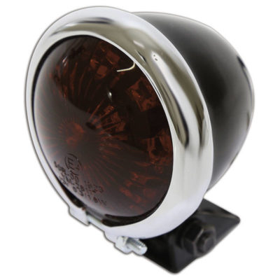Feux arrière LED SHIN YO BATES STYLE noir/chromé, rouge E-Hom