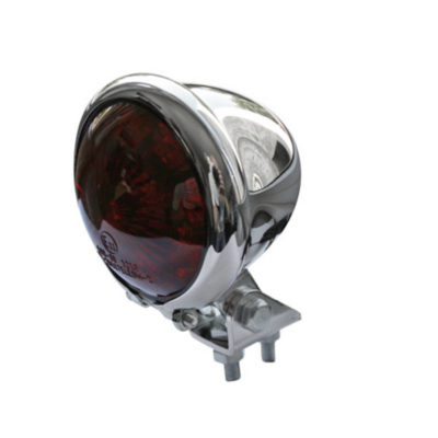 Feu arrière LED SHIN YO BATES STYLE chromé/rouge E-Hom