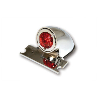 Feu arrière SHIN YO SPARTO CHOPPER chromé/rouge E-Hom