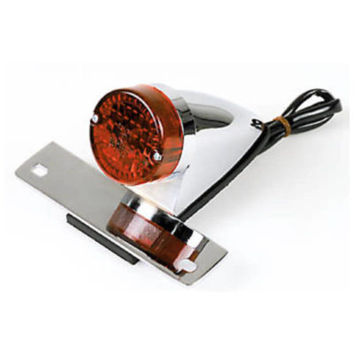 Feu arrière SHIN YO NEW SPARTO CHOPPER chromé/rouge E-Hom