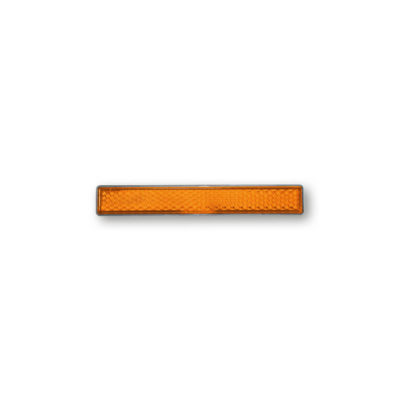 Catadioptre SHIN YO rectangulaire 103x16mm orange,à coller E-Hom