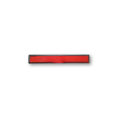 Catadioptre SHIN YO rectangulaire 103x16mm rouge,à coller E-Hom