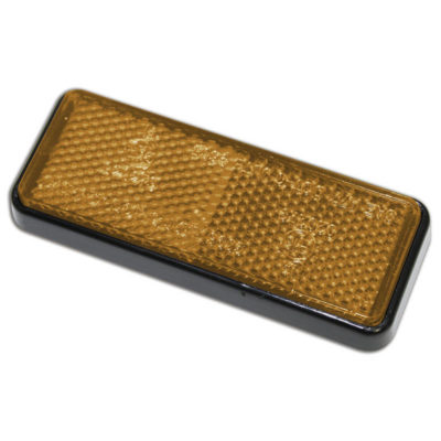 Catadioptre SHIN YO rectangulaire 91.5x36mm orang.à coller E-Hom