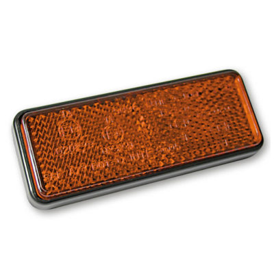 Catadioptre SHIN YO rectangulaire 91.5x36mm orang.à visser E-Hom