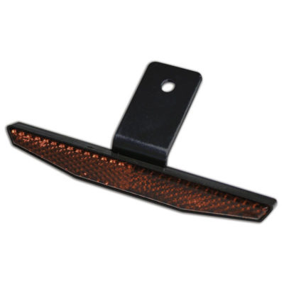 Catadioptre SHIN YO angulaire 125x18mm rouge, avec support E-Hom