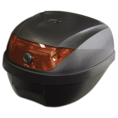 Top Case SHIN YO ROME 28l noir, rouge, support incl.