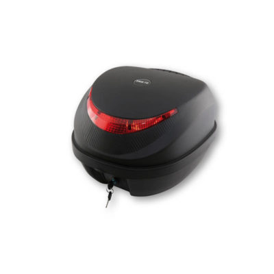 Top Case SHIN YO VERONA 32l noir, rouge, support incl.