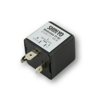 Relais clignotant SHIN YO SY-02, LED, 12V, 1-100 Watt 3 Pin