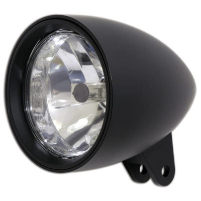 Phare avant HIGHSIDER CLASSIC 3, 125mm, noir E-Hom