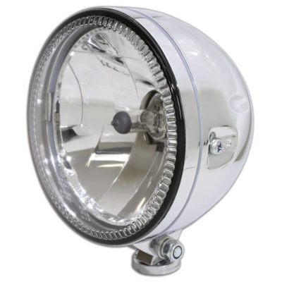 Phare avant LED HIGHSIDER SKYLINE (I) 145mm, chromé E-Hom