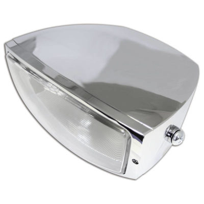 Phare avant HIGHSIDER OREGON (L) 195mm, chromé E-Hom