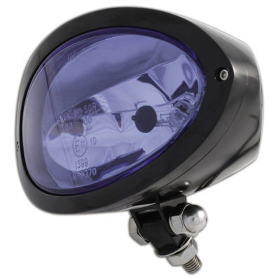 Phare avant HIGHSIDER IOWA 175mm, noir, bleu