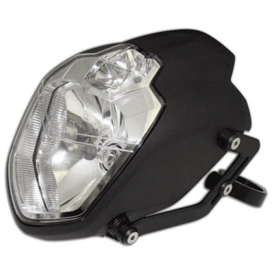 Phare avant HIGHSIDER URBAN 190mm, noir KF 35-37mm E-Hom