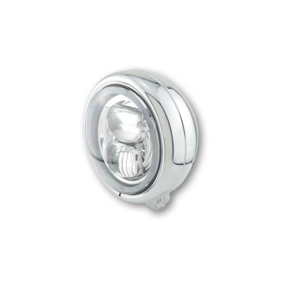 Phare avant LED HIGHSIDER PECOS TYPE 7 (I) 165mm, chromé E-Hom