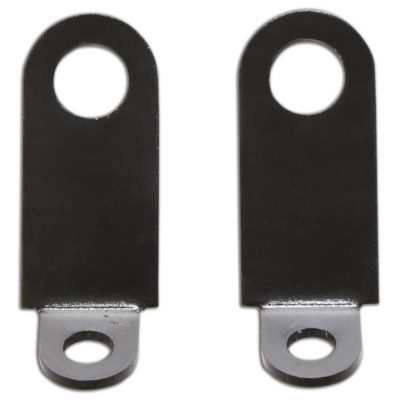 Support de clignotants HIGHSIDER en alu noir (paire)