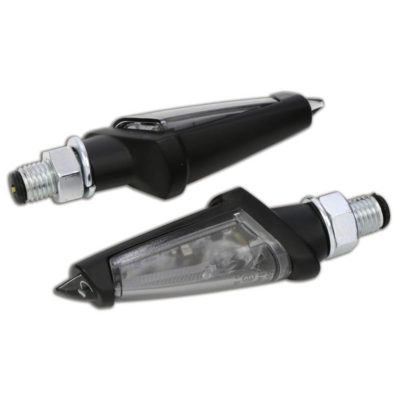 Clignotants LED HIGHSIDER CORTONA noir/fumé E-Hom