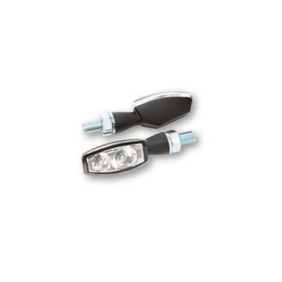 Clignotants LED HIGHSIDER BLAZE noir/transp. feux arrière E-Hom