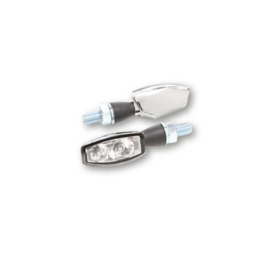 Clignotants LED HIGHSIDER BLAZE chromé/transp.feux arrière E-Hom