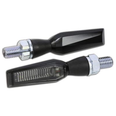 Clignotants LED HIGHSIDER FALCON noir/fumé E-Hom