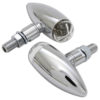 Clignotants LED HIGHSIDER MICRO BULLE chromé/transparent E-Hom