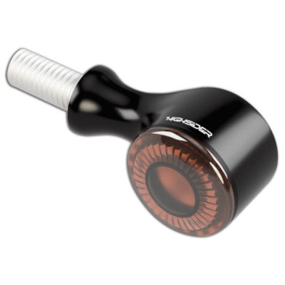 Clignotants LED HIGHSIDER APOLLO CLASSIC noir/fumé,feu ar.E-Hom