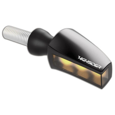 Clignotants LED HIGHSIDER FLIGHT noir/fumé E-Hom