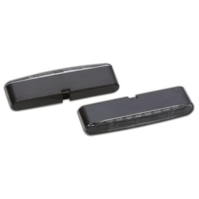 Clignotants LED HIGHSIDER STRIPE noir/fumé E-Hom