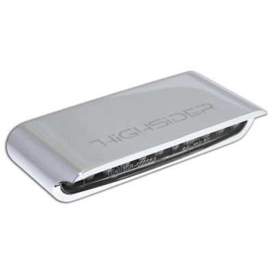 Clignotants LED HIGHSIDER STRIPE ALU chromé/transparent E-Hom