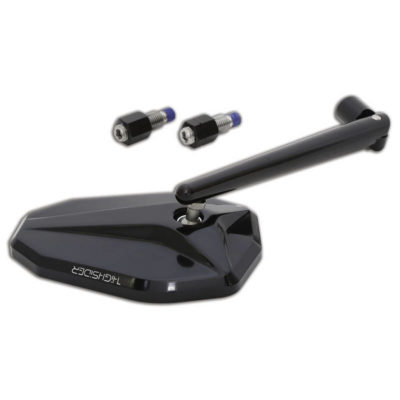 Rétroviseur HIGHSIDER VICTORY M10x1.25 gau.+dr. noir E-Hom