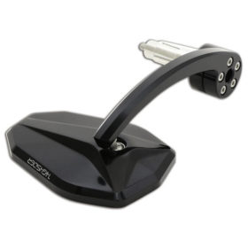 Rétroviseur d'embout guidon HIGHSIDER MONTANA RIM avec clignotant noir E-Hom