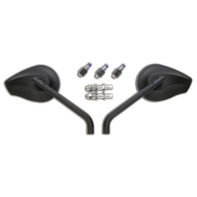 Rétroviseur HIGHSIDER PHOENIX 1 paire, noir E-Hom