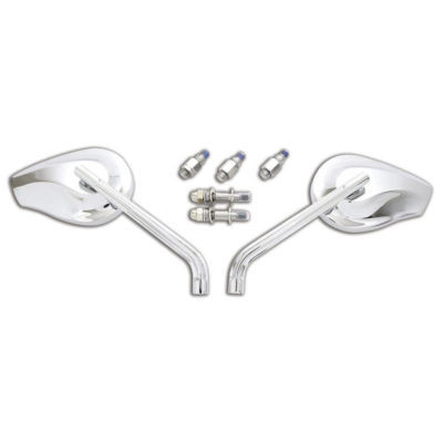 Rétroviseur HIGHSIDER PHOENIX 1 paire, chromé E-Hom