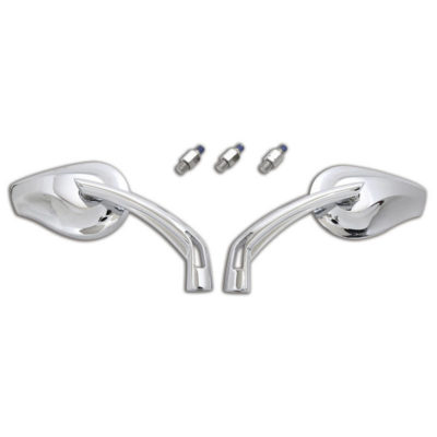 Rétroviseur HIGHSIDER PHOENIX 2 paire, chromé E-Hom