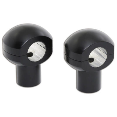 Riser, 1pouc. rehausse guidon +50mm HIGHSIDER BALL noir CH-Hom