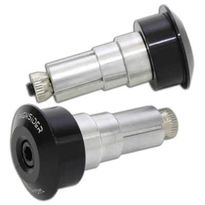 Embouts de guidon HIGHSIDER DOT pour Ø12-22mm noir