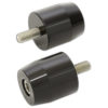 Embouts de guidon HIGHSIDER Suzuki alu, Ø-ext. 25.4mm noir