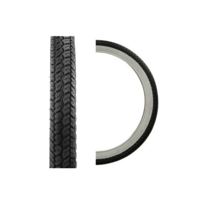 Pneu 2.25-19 30N F/R TT Fortune F853 coté blanc (2 1/4-19)