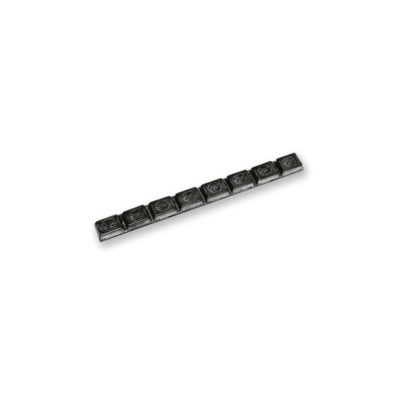 Masse d'équilibrage 10mm étroit (10pcs) à 8x5g, noir