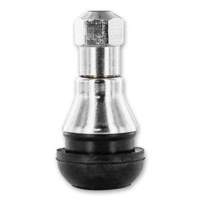 Valve droite chromée pour jante à tubeless 11.3mm (TR412AC)