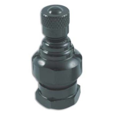 Valve droite alu noir-anthracite pour tubeless (2 pcs)