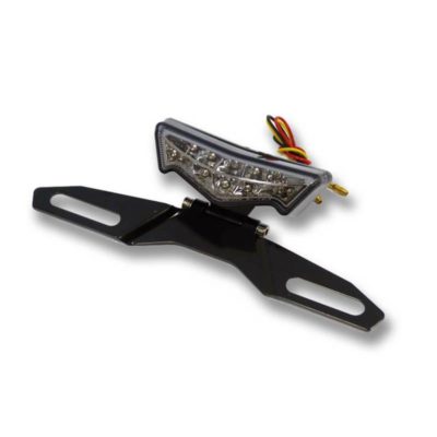 Feu arrière mini LED 12V avex support fumé CE