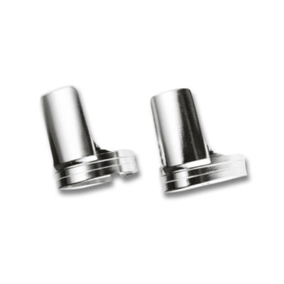 Protection tube de fourche chromée (2 pce)