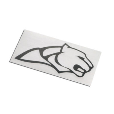 autocollant Jaguar 10cm noir PRIX NET