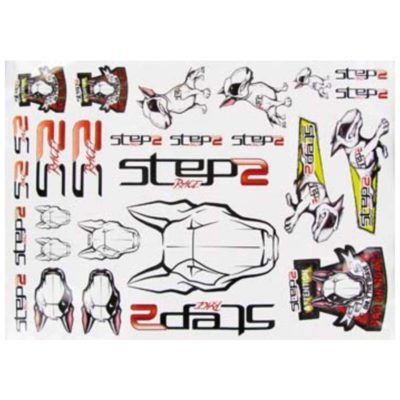 autocollant Step 2 Race 32x24cm