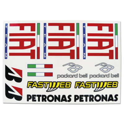 Autocollants Sponsor Kit Race Team 24x 35cm