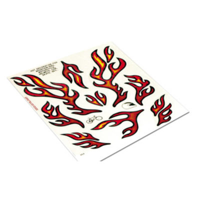 autocollant flammes (20x24cm)