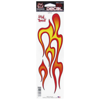 Autocollant flamme côté droite 21x7cm