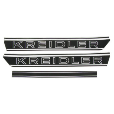 Autocollant réservoir KREIDLER noir/blanc (2 pcs)