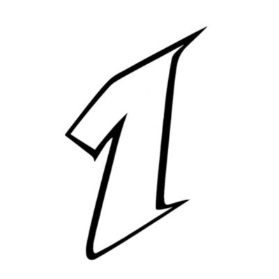 Kleber Nr.1 blanc 9 cm hoch