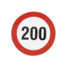 Autocollant 200 km/h